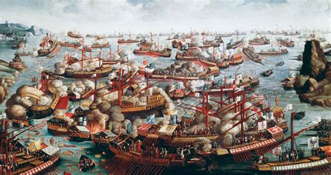 La Batalla de Lepanto; Un Triunfo Naval Decisivo Que Detiene la Expansión Otomana en el Mediterráneo